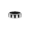 Chaumet Class One medium model ring in white gold and rubber - 00pp thumbnail