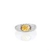 Anello Boucheron in oro bianco e quarzo citrino - 360 thumbnail