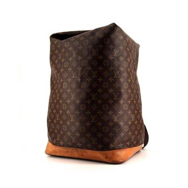 Borsa da viaggio Louis Vuitton Marin - Travel Bag in tela monogram marrone e pelle naturale