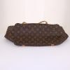 Shopping bag Louis Vuitton Babylone in tela monogram e pelle naturale - Detail D4 thumbnail