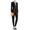 Louis Vuitton Salabha shoulder bag in orange epi leather - Detail D1 thumbnail