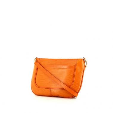 Borsa a tracolla Louis Vuitton Salabha in pelle Epi arancione