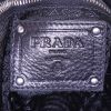 Prada shopping bag in black leather - Detail D3 thumbnail