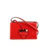 Loewe Bracelona shoulder bag in red patent leather - 360 thumbnail