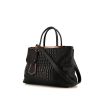 Fendi 2 Jours handbag in black quilted leather - 00pp thumbnail