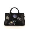 Loewe Amazona large model handbag in black leather - 360 thumbnail