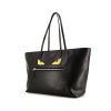 Fendi Bag Bugs shopping bag in black leather - 00pp thumbnail
