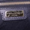 Dolce & Gabbana shopping bag in brown and black canvas - Detail D3 thumbnail