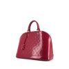 Louis Vuitton Alma large model handbag in pink monogram patent leather - 00pp thumbnail