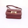 Hermes Constance mini shoulder bag in burgundy epsom leather - Detail D5 thumbnail