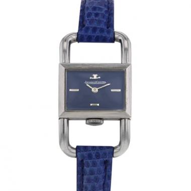Jaeger Lecoultre Etrier Hermes watch in stainless steel Circa  1980