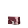 Dior Miss Dior Promenade shoulder bag in burgundy patent leather - 00pp thumbnail