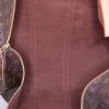 Borsa da viaggio Louis Vuitton Keepall 55 cm in tela monogram e pelle naturale - Detail D2 thumbnail
