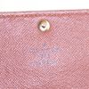 Louis Vuitton Sarah wallet in monogram canvas and brown leather - Detail D3 thumbnail