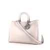Dior Diorissimo large model handbag in white leather - 00pp thumbnail