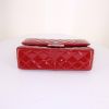 Chanel Timeless Jumbo handbag in red patent quilted leather - Detail D5 thumbnail