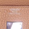 Bolso de mano Hermes Birkin 40 cm en cuero togo color arena - Detail D3 thumbnail