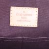 Sac porté épaule ou main Louis Vuitton Sheerwood en cuir vernis monogram bordeaux - Detail D3 thumbnail