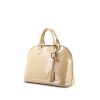 Louis Vuitton Alma medium model handbag in beige monogram patent leather - 00pp thumbnail
