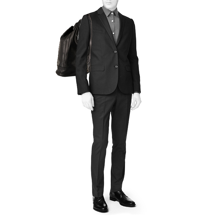 Louis Vuitton Randonnée backpack in black epi leather - Detail D1