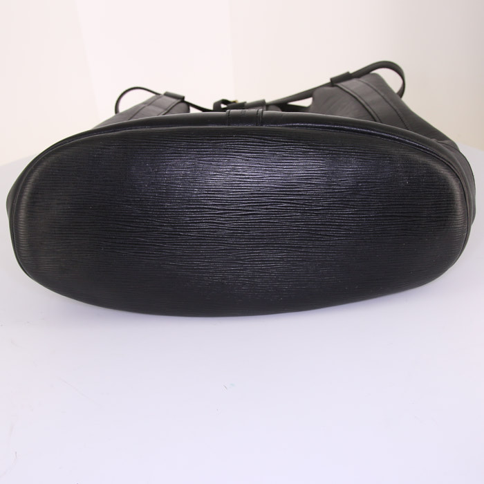 Zaino Louis Vuitton Randonnée in pelle Epi nera - Detail D5