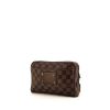 Pochette-ceinture Louis Vuitton Brooklyn Bum Bag en toile damier marron - 00pp thumbnail