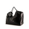 Chanel Coco Cabas shopping bag in black vinyl - 00pp thumbnail
