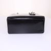 Bolso de mano Dior Lady Dior modelo mediano en charol negro - Detail D4 thumbnail