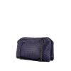Bottega Veneta Duo handbag in blue intrecciato leather - 00pp thumbnail