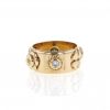 Bague Chanel 3 symboles en or jaune et diamants - 360 thumbnail