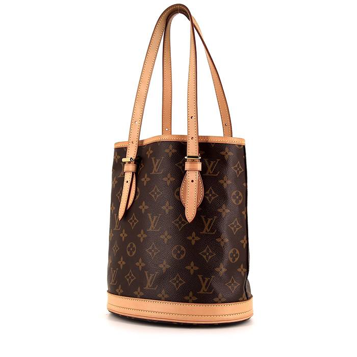 Louis Vuitton - Authenticated Bucket Handbag - Leather Brown for Women, Good Condition