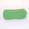 Chanel Chic With Me shoulder bag in green jersey - Detail D5 thumbnail