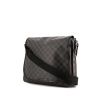Louis Vuitton Bastille shoulder bag in damier graphite canvas and black leather - 00pp thumbnail