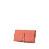 Hermès Béarn wallet in pink goat - 00pp thumbnail