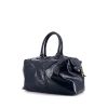 Yves Saint Laurent Easy handbag in navy blue patent leather - 00pp thumbnail