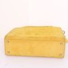 Dior Vintage handbag in yellow suede - Detail D4 thumbnail