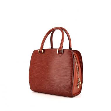 Bolso de mano Louis Vuitton Pont Neuf en cuero Epi marrón