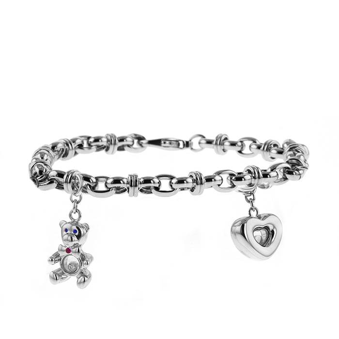 Luxury Diamond Bracelet Happy Diamonds Icons | Chopard® @85A618-1000