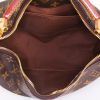 Louis Vuitton Sully handbag in brown monogram canvas and natural leather - Detail D2 thumbnail