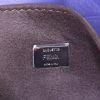 Fendi Mini Baguette mini shoulder bag in purple leather and yellow furr - Detail D3 thumbnail
