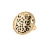 Cartier Panthère ring in yellow gold,  enamel and diamonds and in tsavorites - 00pp thumbnail