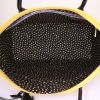 Borsa Louis Vuitton Lockit  modello medio in pelle verniciata bicolore gialla e nera - Detail D2 thumbnail