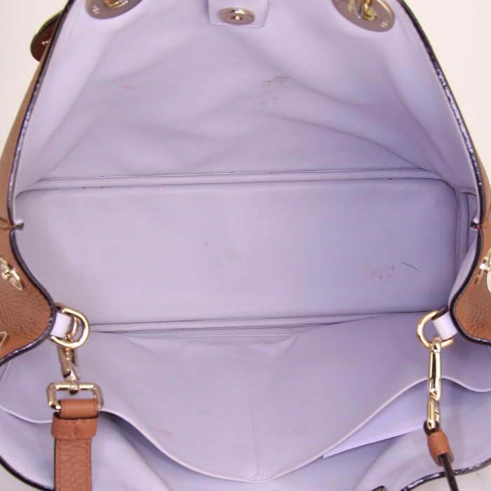 Borsa Dior Diorissimo modello grande in pelle marrone - Detail D3