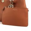 Dior Diorissimo large model handbag in brown leather - Detail D5 thumbnail