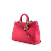 Dior Diorissimo large model handbag in pink grained leather - 00pp thumbnail