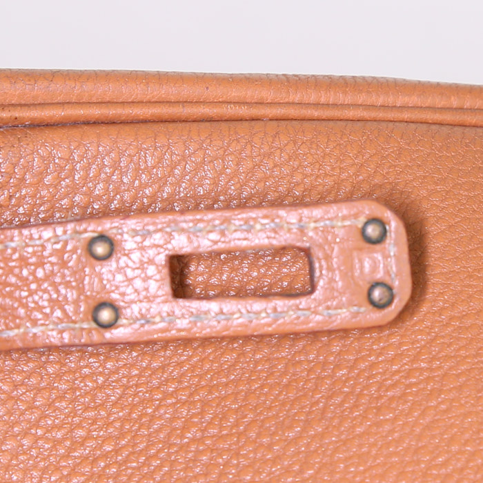 Zaino Hermès Kelly Ado in pelle togo gold - Detail D4