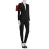 Mochila Hermès Mini Kelly Backpack en cuero box rojo - Detail D1 thumbnail