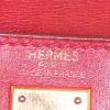 Hermès Kelly Ado backpack in red box leather - Detail D3 thumbnail