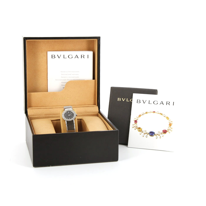 Bulgari Tubogas watch in stainless steel Ref:  BB232T Circa  2006 - Detail D2