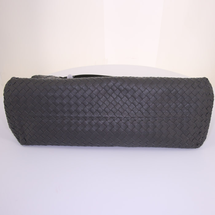 Shopping bag Bottega Veneta Fourre-tout in pelle intrecciata - Detail D4